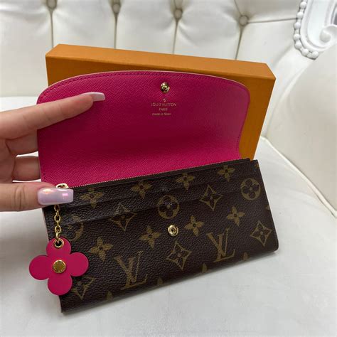 louis vuitton monogram blossom flower emilie wallet|louis vuitton designer wallet.